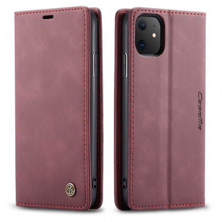 IssAcc leather Case book Apple iPhone 7, 8, SE 2020, SE 2022 burgundy, PN: 88784521121