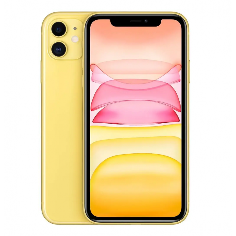 Apple iPhone 11 64GB Gelb, Klasse A, gebraucht, Garantie 12 Monate, MwSt. nicht abzugsfähig