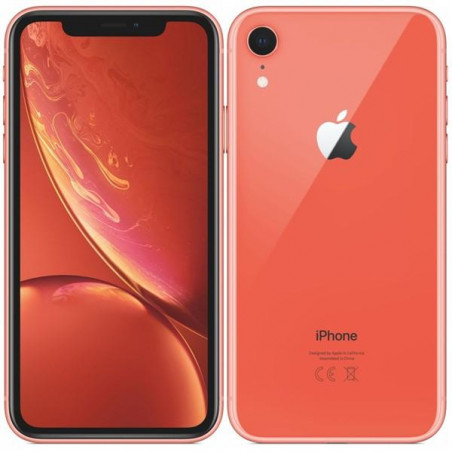 Apple iPhone XR 128GB Coral Red, class A, used, warranty 12 months