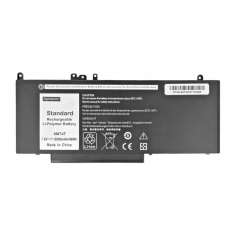 Dell Latitude E5570 battery 6000 mAh (46 Wh), 4 cells Li-polymer 7.6V (7.4V)