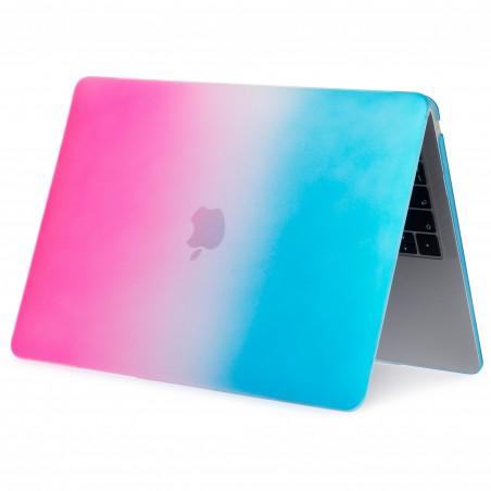 Kunststoffhülle für MacBook Air A1466 Pink-Blau