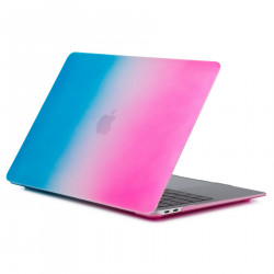 Kunststoffhülle für MacBook Air A1466 Pink-Blau