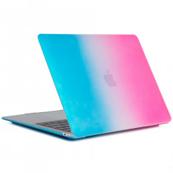 Kunststoffhülle für MacBook Air A1466 Pink-Blau