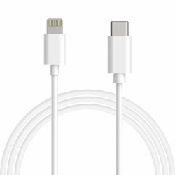 IssAcc-Kabel Lightning auf USB-C für Apple iPhone, 1 m, weiß, PN: 29072021c1