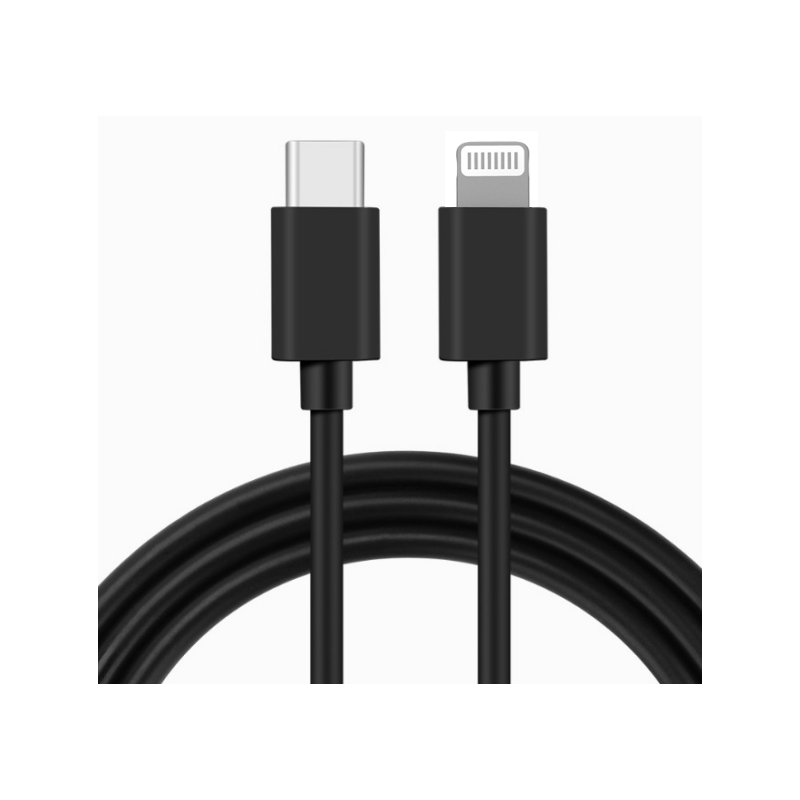 IssAcc-Kabel Lightning auf USB-C 1 m, schwarz, PN: 29072021c2