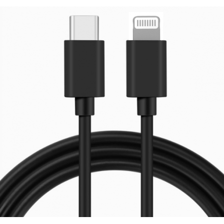 IssAcc-Kabel Lightning auf USB-C 1 m, schwarz, PN: 29072021c2