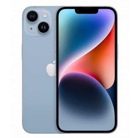 Apple iPhone 14 256GB Blau, Klasse A, gebraucht, 12 Monate Garantie, MwSt. nicht ausweisbar
