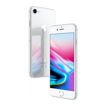 Apple iPhone 8 64GB Silber, Klasse A-, gebraucht, Garantie 12 Monate, MwSt. nicht abzugsfähig