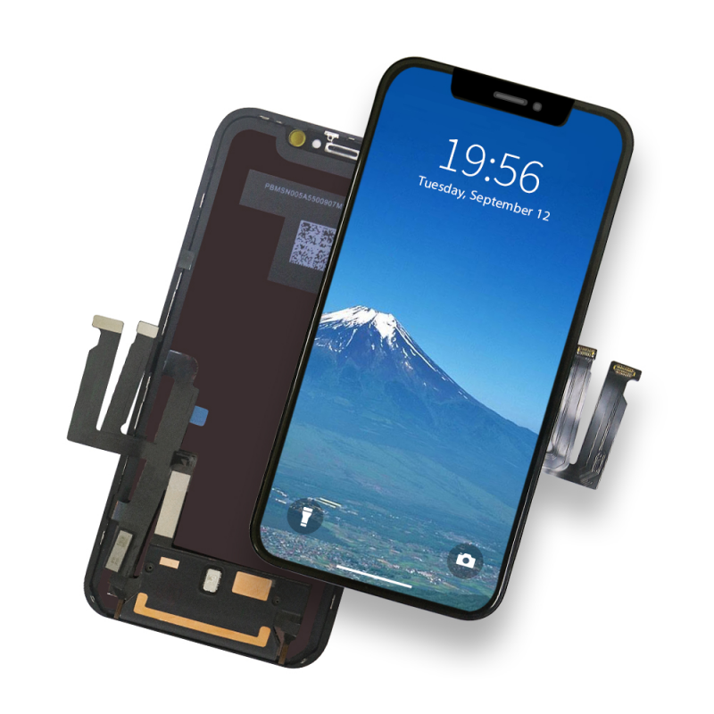 LCD für iPhone XR LCD-Display und Touch. Oberfläche, schwarz, Qualität AAA+