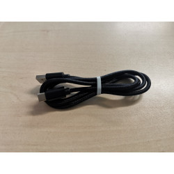 USB-C Kabel 1m geflochten schwarz