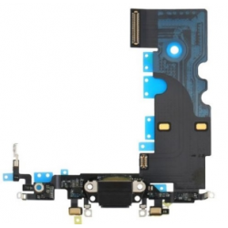 IPhone 8 - Dock Charge schwarz - Ladeanschluss mit Flexkabel schwarz