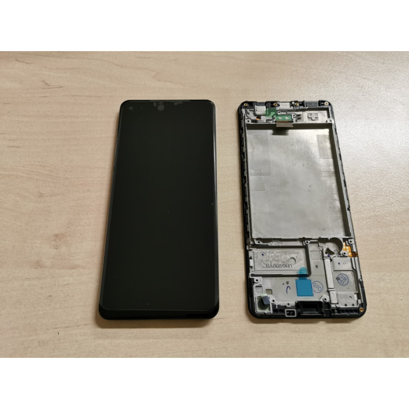 Samsung A21s LCD-Display Original mit Rahmen