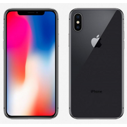 Apple iPhone X 64GB Grau, Klasse A-, gebraucht, Garantie 12 Monate, MwSt. nicht abzugsfähig