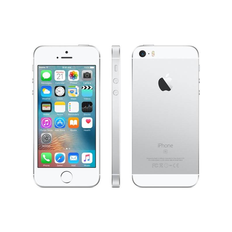 Apple iPhone SE 32GB Silber, Klasse A-, gebraucht, Garantie 12 Monate, MwSt. nicht abzugsfähig