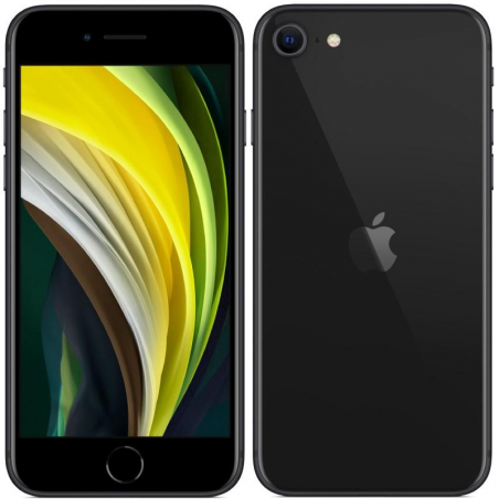 Apple iPhone SE 2020 64GB Schwarz, Klasse A-, gebraucht, Garantie 12 Monate, MwSt. nicht abzugsfähig