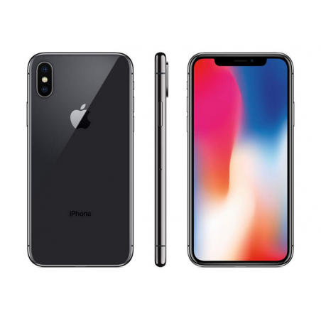 Apple iPhone X 64GB Gray, class B, used, warranty 12 months.