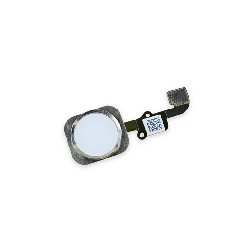 IPhone 6 Home Button - Home Button Schaltung, Taste, Flex-Silber, Weiß, Silber, b