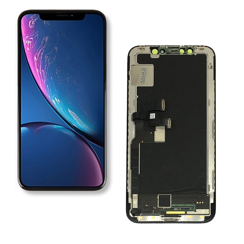 LCD für iPhone X LCD-Display und Touch. Oberfläche, schwarz, Qualität AAA+