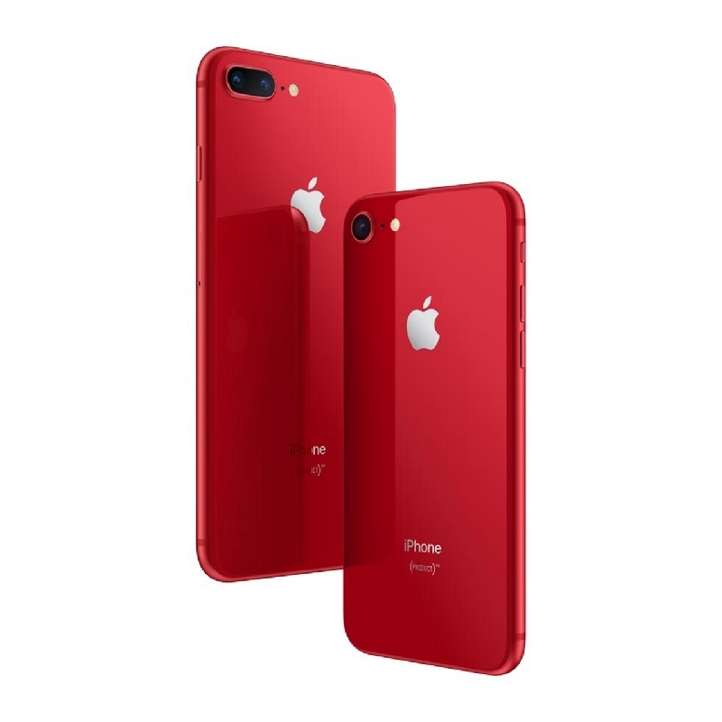 Apple iPhone 8 Plus 64GB Rot, Klasse A-, gebraucht, Garantie 12 Monate, MwSt. nicht abzugsfähig
