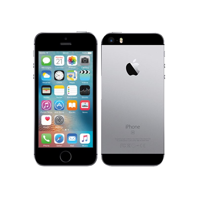 Apple iPhone SE 32GB Grau, Klasse A, gebraucht, Garantie 12 Monate, MwSt. nicht abzugsfähig