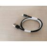 Lightning cable 1m, black,