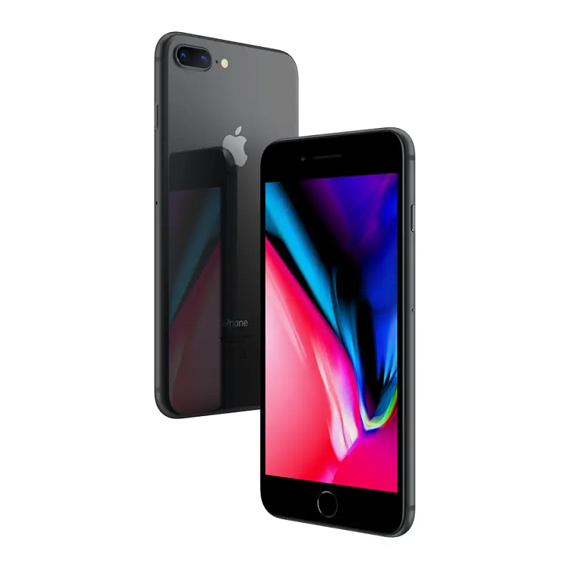 Apple iPhone 8 Plus 64GB Grau, Klasse A-, gebraucht, Garantie 12 Monate, MwSt. nicht abzugsfähig