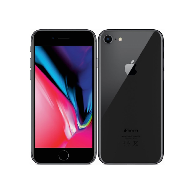 Apple iPhone 8 64GB Grau, Klasse A-, gebraucht, Garantie 12 Monate, MwSt. nicht abzugsfähig