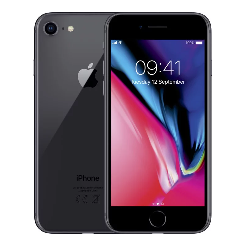 Apple iPhone 8 64GB Gray, class B, used, warranty 12 months, VAT cannot be  deducted